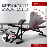 Adjustable Weight Bench Combo