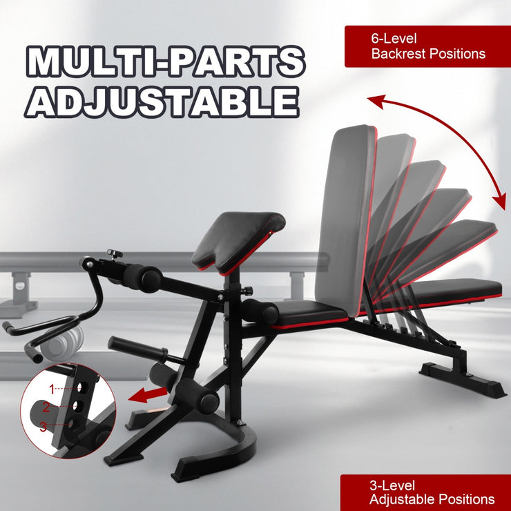 Adjustable Weight Bench Combo