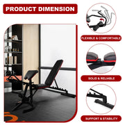 Adjustable Weight Bench Combo