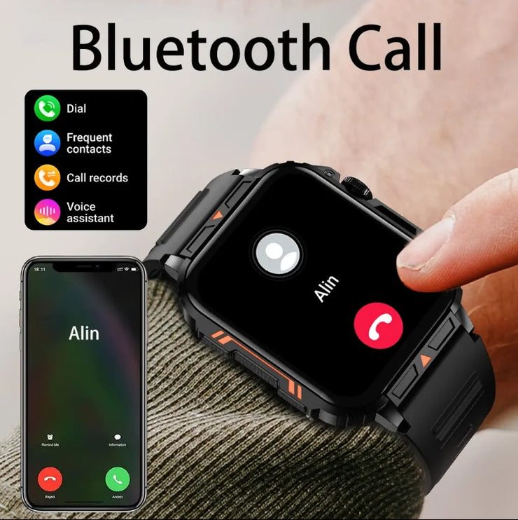 Outdoor Smartwatch With Call & Fitness Tracker