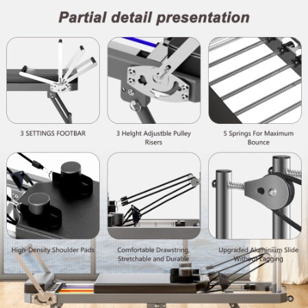 Extra Large Multifunctional Pilates Reformer