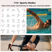 Disc Smartwatch Fitness Tracker