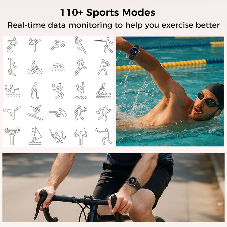 Disc Smartwatch Fitness Tracker